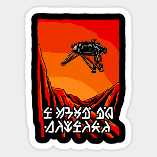 Mars Rover I Want To Believe Sticker